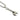 Jewelry wholesale Popular Wrench Tool Shape Pendant Square Pearl Chain Men's Necklace