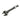 Jewelry wholesale Popular Wrench Tool Shape Pendant Square Pearl Chain Men's Necklace