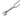 Jewelry wholesale Popular Wrench Tool Shape Pendant Square Pearl Chain Men's Necklace