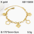 Jewelry wholesale Hot Chinese Flower Heart Lucky Charm Bracelet