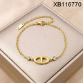 Hypoallergenic Geometric Butterfly Zircon Bracelet WAN4 Jewelry