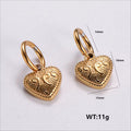 Jewelry wholesale Wholesale Wings Shaped Earrings Shell Design Irregular Heart Earrings