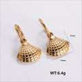 Jewelry wholesale Wholesale Wings Shaped Earrings Shell Design Irregular Heart Earrings