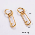 Jewelry wholesale Wholesale Wings Shaped Earrings Shell Design Irregular Heart Earrings