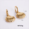 Jewelry wholesale Wholesale Flower Coffe Beans Shell Heart Moon Shape Earrings