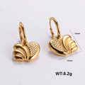 Jewelry wholesale Wholesale Flower Coffe Beans Shell Heart Moon Shape Earrings