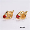 Jewelry wholesale Wholesale Stainless Steel Stone Zircon Pearl Studs Earrings