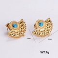 Jewelry wholesale Wholesale Stainless Steel Stone Zircon Pearl Studs Earrings