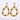Women's Fashion Jewelry Boho with Large Bright Zircon Pendant Hollow Design Brown Natural Fritillaria Earrings WAN4 Jewelry