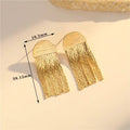 Jewelry wholesale Wholesale Studs with Waterfall Shape Hanging Tassel Earrings