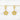 Wholesale Water Drop Flower Heart Four Leaves Clover Eardrops PVD 18k Gold Plated Jewelry Stainless Steel Anti Allergy Earrings WAN4 Jewelry