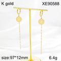 Wholesale Water Drop Flower Heart Four Leaves Clover Eardrops PVD 18k Gold Plated Jewelry Stainless Steel Anti Allergy Earrings WAN4 Jewelry