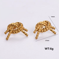 Jewelry wholesale Hot Sale Geometric Stainless Steel Vintage Irregular Earrings