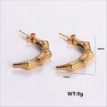 Jewelry wholesale Wholesale Flower Engrave Earrings Stainless Steel Vintage Earrings
