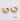 Ready To Ship Trendy Fashion Stainless Steel Engrave Pattern 18K Gold Plated Earrings Fine Jewelry For Girl WAN4 Jewelry