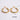 Ready To Ship Trendy Fashion Stainless Steel Engrave Pattern 18K Gold Plated Earrings Fine Jewelry For Girl WAN4 Jewelry