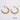 Ready To Ship Trendy Fashion Stainless Steel Engrave Pattern 18K Gold Plated Earrings Fine Jewelry For Girl WAN4 Jewelry