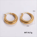 Jewelry wholesale Wholesale Factory Circle Polka Dot Hoops Women Earrings