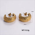 Jewelry wholesale Wholesale Factory Circle Polka Dot Hoops Women Earrings