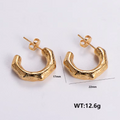 Jewelry wholesale Wholesale Factory Circle Polka Dot Hoops Women Earrings
