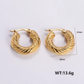 Jewelry wholesale Wholesale Factory Circle Polka Dot Hoops Women Earrings