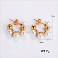 Jewelry wholesale Wholesale Elegant Geometric Pearl Studs Earring Charm Earrings