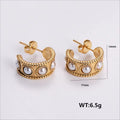 Jewelry wholesale Wholesale Elegant Geometric Pearl Studs Earring Charm Earrings