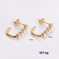 Jewelry wholesale Wholesale Elegant Geometric Pearl Studs Earring Charm Earrings