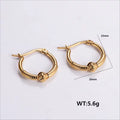 Jewelry wholesale Wholesale Stock Geometric Flowers Leaves Pattern Engrave Earringsoe
