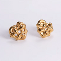 Jewelry wholesale Wholesale Stock Geometric Flowers Leaves Pattern Engrave Earringsoe