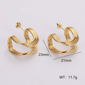 Jewelry wholesale Wholesale Stock Geometric Flowers Leaves Pattern Engrave Earringsoe
