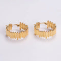 Jewelry wholesale Wholesale Stainless Steel Grade Geometric Hoops Studs Earrings