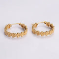 Jewelry wholesale Wholesale Stainless Steel Grade Geometric Hoops Studs Earrings