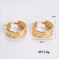 Jewelry wholesale Wholesale Stainless Steel Grade Geometric Hoops Studs Earrings