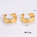 Jewelry wholesale Wholesale Stainless Steel Grade Geometric Hoops Studs Earrings