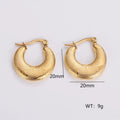Jewelry wholesale New Arrival Geometric Shape Stainless Steel Studs Earrings