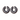 Jewelry wholesale Wholesale Electroplated Black Chunky Ear Buckle Earrings