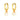 Jewelry wholesale Wholesale Cute Christmas Jewelry Santa Claus Snowman Hoop Earrings