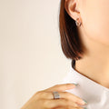 Jewelry wholesale Fashion Jewelry Geometric Square Rectangle Star Heart Hoop Earrings
