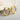 Vintage Style 18-Karat Gold Plated Twisted Stainless Steel Geometric Hollow Design Commuter Wedding Women's Fashion Earrings WAN4 Jewelry