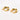 Jewelry wholesale New Arrival 18K Gold Plated Twist Geometric Zircon Hoop Earrings