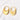 High Quality Stainless Steel 18K Gold Plated Moon Type Party Commuting Fashion Jewelry Women's Hollow Hanging Earrings WAN4 Jewelry
