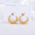 Jewelry wholesale Wholesale Stainless Steel Geometric Friendly Stud Earrings