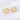 Vintage Designer Style Stainless Steel Plated 18K Gold Hollow Embossed Jewelry Wedding Gift for Women's Party Earrings WAN4 Jewelry