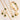 Luxury Jewelry Vintage Stainless Steel 18K Gold Inlaid zircon Emerald Block Fashion Jewelry Sets WAN4 Jewelry