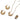 New Fashion Jewelry Set Stainless Steel Women's Necklace Earrings Ring Three Price Set WAN4 Jewelry