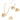Jewelry wholesale Wholesale Snake Chain Maple Leaf Shape Inlaid Gem Jewelry Set