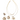 Jewelry wholesale Wholesale Flower Shape Inlaid Pearl with Geometric Jewelry Sets