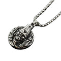 Jewelry wholesale Hot Hip Hop Round Geometric Pendant Square Chain Necklace