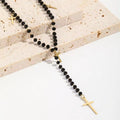 Jewelry wholesale Hot Black Beads Ball Chain Pendant Necklace